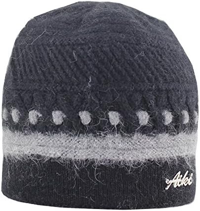 Fishka Women's Elegant Angora Hats Black