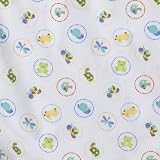Tiddliwinks In The Pond Fitted Sheet - White/Yellow