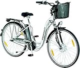 28er PROPHETE TRIO Alu-Elektro-Fahrrad E100 Elektrofahrrad ca. 100 km Akkureichweite (. 2 TRIO Akkus + BASIL Akku Gepäckträgertasche .) Alu Elektrofahrrad, Elektro Fahrrad Pedelec E-Bike 45 cm Rahmen 7 Gang SRAM Nabenschaltung, inkl. 2 Jahre Heim-Service