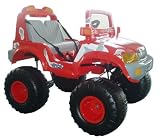 Review D2  / D2 Jet Runner Big Wheel Off Roader 4X4 Jeep 12v