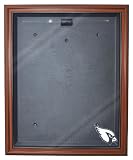 NFL Arizona Cardinals Cabinet Style Jersey Display, Brown