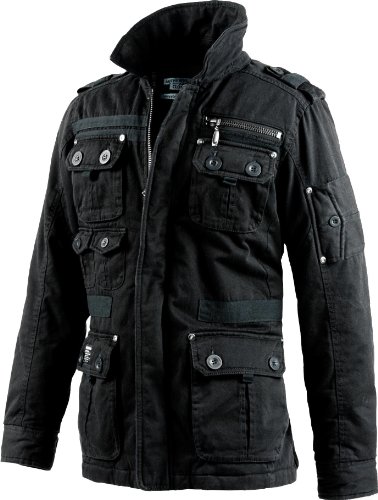 BRANDIT Vintage Platinum Jacke Winterjacke Parka Schwarz XXL BRANDIT Vintage Platinum Jacke Winterjacke Parka Schwarz XXL