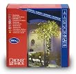 Konstsmide 3613-110 Micro LED Lichterkette (200 warm wei�e Dioden, 24V Au�entrafo, 12W, schwarzes Kabel)