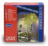 Konstsmide 3613-110 Micro LED Lichterkette (200 warm wei&szlig;e Dioden, 24V Au&szlig;entrafo, 12W, schwarzes Kabel)