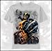 Search : Marvel X-Men Wolverine Slasher Grey T-Shirt