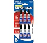 Bazic Single Use Super Glue, 1 g/0.036 Oz, 6 per Pack (Case of 24) (2005-24)