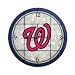 Washington Nationals 12-Inch Art Glass Clock