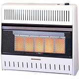 ProCom Vent-Free Dual Fuel Infrared Radiant Wall Heater - 5-Plaque, 30,000 BTU, Model# MD5TPA (Misc.)
