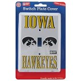 Iowa Hawkeyes Metal Light Switch Cover