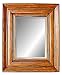 Isabelle Pine Finish Rectangle Wall Mirror