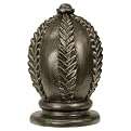 Vitoch Collection Laurel Finial - Dark Walnut Gold (2")