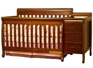 Athena Kimberly Convertible Crib - Espresso (Espresso) (71"W x 42"H x 34"D)