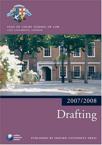 Drafting 2007-2008: 2007 Edition |a 2007 ed. (Bar Manuals)