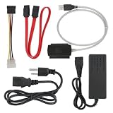 SATA/PATA/IDE Drive to USB 2.0 Adapter Converter Cable for 2.5 / 3.5 Inch Hard Drive / Optical Drive with External AC Power Adapter