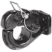 Hamilton 890520 Industrial Trailer Coupler Pintle Hitch, 9-1/2lbs Weight, 6-3/16" Length x 4-1/2" Width x 3-1/4" Height