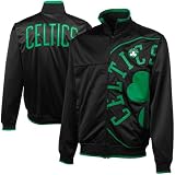 NBA Boston Celtics Vanguard Full Zip Track Jacket - Black (Large)