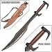 Deluxe King Leonidas Spartan Sword 300 Movie Replica, High Carbon Steel Blade