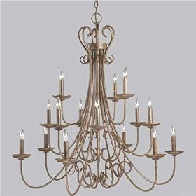 Masira Golden Umber 15 Candle Light Chandelier by Progress Lighting