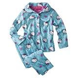 Hello Kitty Toddler Girls 2pc Coat Pajamas Size 4T Love