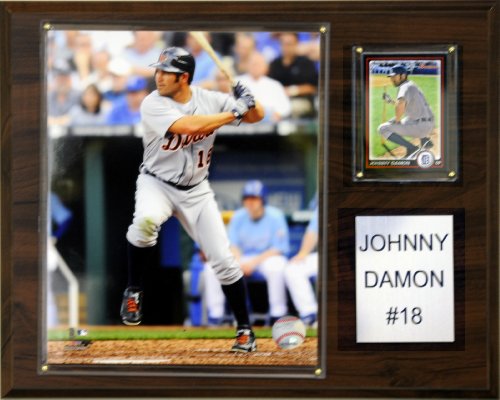 MLB Johnny Damon Detroit Tigers Player Plaque