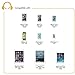 [Apple MFi Certified] Gear Beast Lightning Cable 6 Inch 8 Pin to USB Extra Short Compact Charging Cable Cord for iPhone 6, iPhone 6 Plus, iPhone 5, iPhone 5C, iPhone 5S, iPad Air, iPad Air 2, iPad 4, iPad Mini, iPad Mini 2, iPad Mini 3, iPod Touch 5 and iPod 7 - (White)