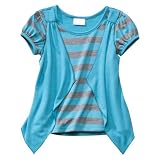 Infant Toddler Girls' Xhilaration® Teal Short-sleeve Teal Top