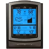 Acu-Rite Deluxe Wireless Weather Center with Remote Sensor, Backlit Display and Self-setting Clock (2010 Model)