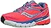 Saucony Women's Ride 8 Running Shoe, Coral/Blue/Sea, 6.5 M US