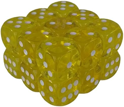 MagneticCube 3x3x2 Dice Puzzle: Yellow Translucent