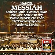 Handel: Messiah (Complete Oratorio); Battle, Quivar, Aler, Ramey, Davis
