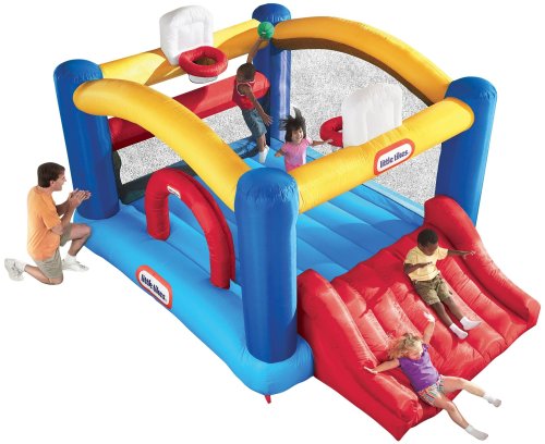 Childrens Toyshop  Toys : Little Tikes 4in1 Inflatable Sports Arena Bouncer