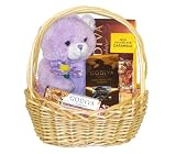 Godiva Chocolates Galore Teddy Bear & Assorted Chocolate Gourmet Gift Basket