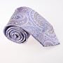 Purple Patterned Woven Silk Neckie Present Box Set medium purple valentines day T8224
