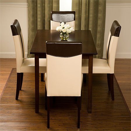 Francesca 5pc Dining Set 4 Chairs