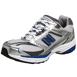 New Balance Men's MR768 Running Shoe,White/Silver/Blue,9 D