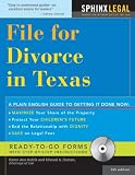 File for Divorce in Texas, 5E (+ CD-ROM) (How to File for Divorce in Texas)