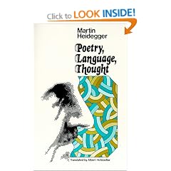 Poetry, Language, Thought