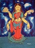 Yamuna - Water Color on Paper - Artist Rajiv Lochan