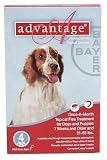 Advantage - Red Box for Dogs 21-55 pounds - 4 count