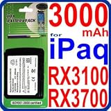 Li-Ion Battery for HP iPaq rx3100, rx3115, rx3400, rx3410, rx3415, rx3700, rx3715, rx 3715 PDA