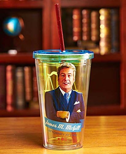 Better Call Saul 16 oz Cup With Lid and Straw