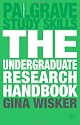 The Undergraduate Research Handbook (Palgrave Study Skills)