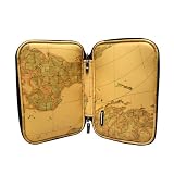 CaseCrown Double Memory Foam Pouch Case For Sony Portable Digital e-Reader System (Antique Map)