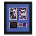 New York Giants Super Bowl XLII Champions Framed Display Piece with Two 4x6 Photos, Football Piece and Team Medallion