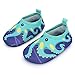 JIASUQI Summer Casual Skin Water Shoes Socks for Baby,Sand Swim Surf Aerobics,Green Octopus 12-18 Months