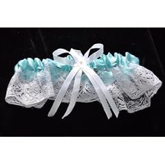 Strumpfband: Blau, Neu, mit Perle - perfekt f�r Ihre Hochzeit!#1