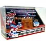 Disney / Pixar CARS TOON Exclusive Die Cast Car 4Pack Mater The Greater Daredevil Lightning McQueen, Lug, Props McGee & Mater the Aviator