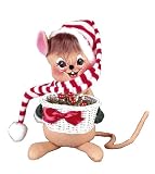 Annalee 10-Inch Christmas Greenery Mouse