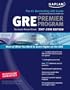 Kaplan GRE Exam 2007-2008 Premier Program (w/ CD-ROM)