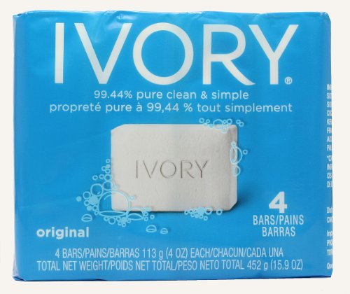 Ivory Original 4-Count: Bath Size Bars (4 Oz), 16 Ounce